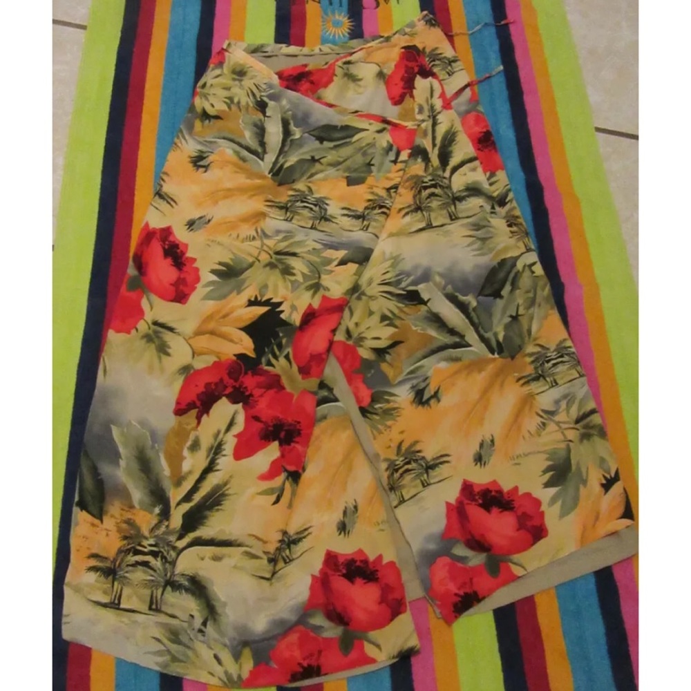 Liz Claiborne Sarong Wrap 16 XL Tropical Beach